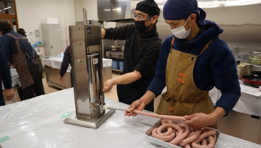 ソーセージ作り